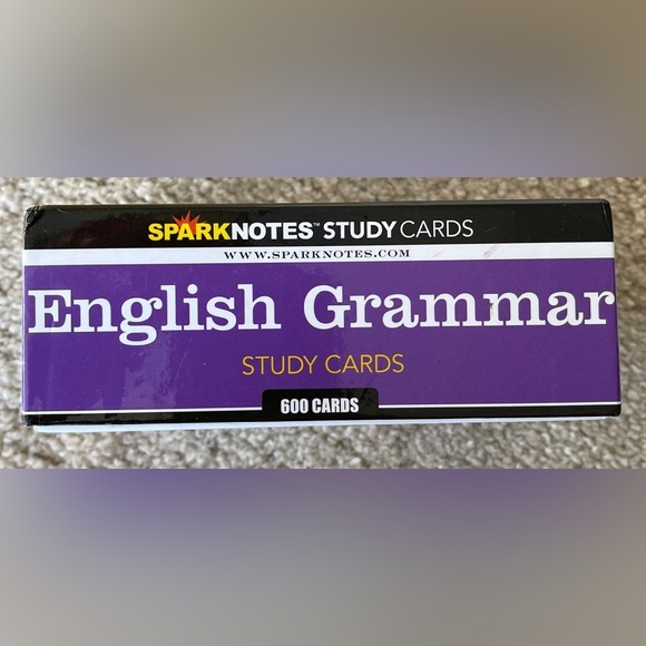 EUC SPARK NOTES English Grammar Box of 600 STUDY CARDS Homeschool Language Arts - Picture 2 of 4